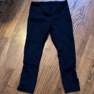 EUC Lululemon Black Midi Tights